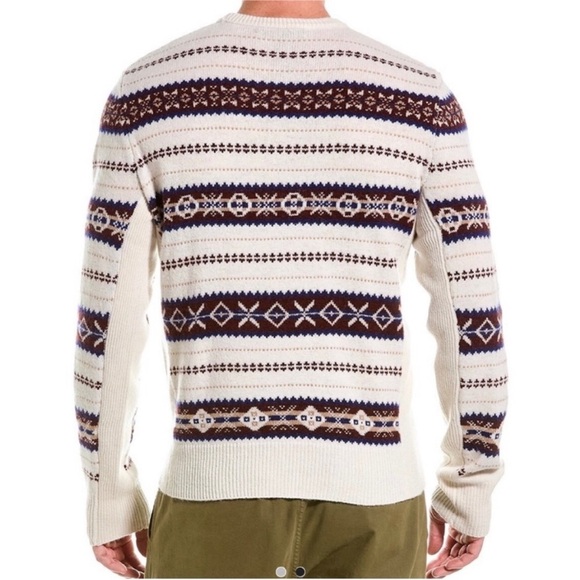 Rag and Bone fair isle 100% wool sweater NWT - Picture 2 of 4